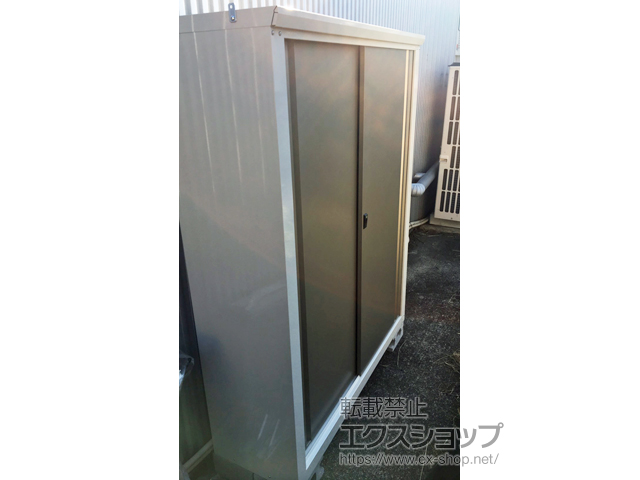 山梨県中巨摩郡昭和町のの物置・屋外倉庫 ファミリー物置 ダシーレスリム SRS-1215 SRS-1215-TGY 施工例