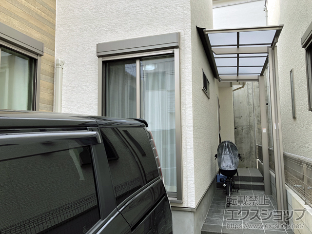 埼玉県さいたま市ののテラス屋根 フーゴF 独立テラスタイプ 単体 積雪〜20cm対応 施工例