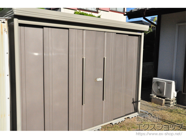 三重県伊勢市のの物置・屋外倉庫 Mr.ストックマンダンディ 一般型 結露減少型 2900×1590×2110（ND-Z2915） ND-Z2915-B 施工例