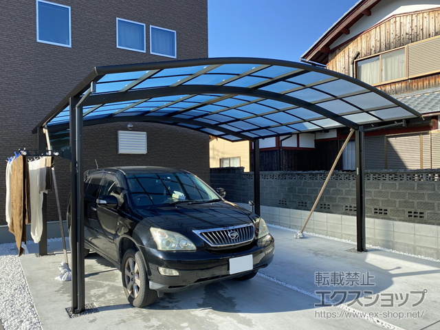 滋賀県近江八幡市ののカーポート レイナツインポートグラン　積雪〜20cm対応 施工例