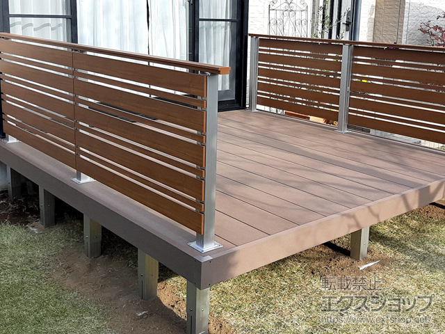 埼玉県さいたま市ののウッドデッキ リウッドデッキ 200 施工例