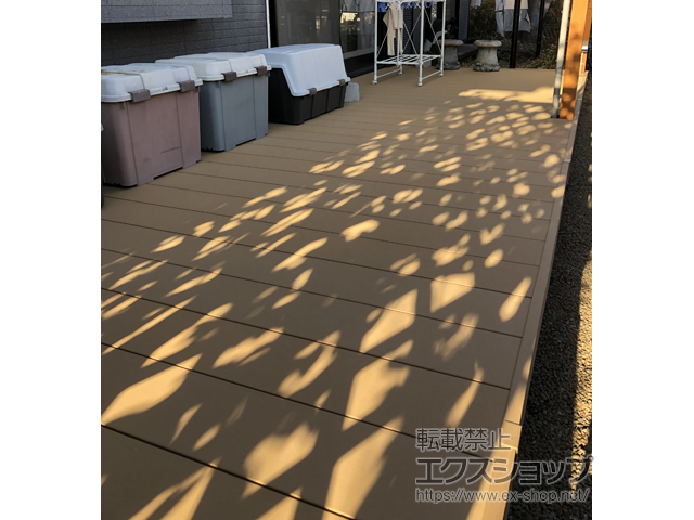 福岡県宗像市ののウッドデッキ リウッドデッキ 200 施工例