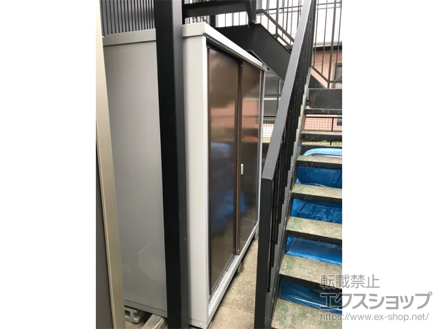 宮城県大崎市のイナバの物置・収納・屋外倉庫 シンプリー 一般型 1740×755×1903（MJX-177E） MJX-177E-TB 施工例