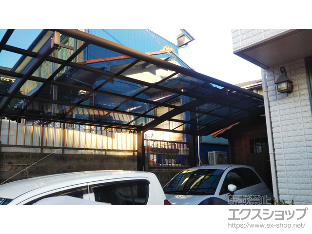 神奈川県綾瀬市ののカーポート レイナポートグランZ 延長　積雪〜20cm対応 施工例