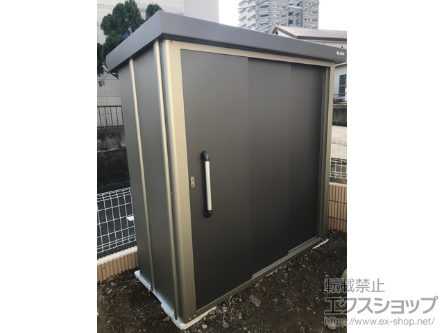 栃木県宇都宮市のの物置・屋外倉庫 エスケーエイト SK8-50 一般型 1800×800×1940 SK8-50-GK 施工例