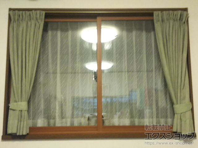 富山県射水市のの二重窓（内窓） インプラス 引違い窓 2枚建 施工例