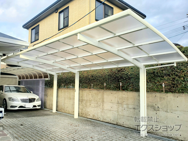 宮城県仙台市ののカーポート レイナポートグラン 延長　積雪〜20cm対応 施工例