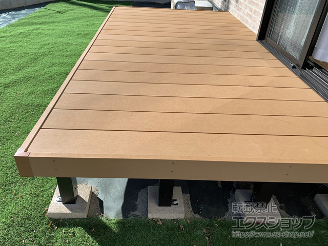 埼玉県桶川市ののウッドデッキ リウッドデッキ 200 施工例