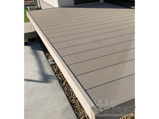 三重県四日市市ののウッドデッキ リウッドデッキ 200 施工例