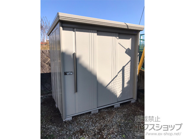 静岡県三島市のの物置・屋外倉庫 Mr.ストックマンダンディ 一般型 2200×1590×2110 ND-2215-W 施工例