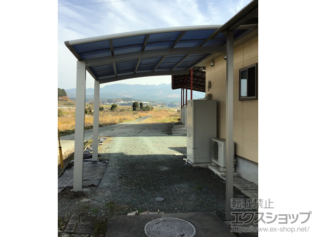 熊本県菊池市ののカーポート レイナポートグラン　積雪〜20cm対応 施工例