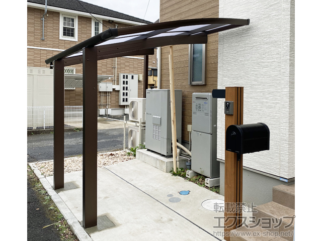 東京都東村山市ののサイクルポート・駐輪場 プレシオスポート ミニ 積雪〜20cm対応 施工例