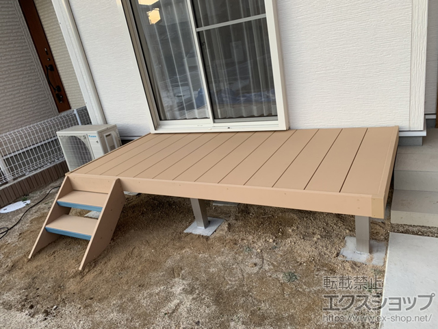 千葉県我孫子市ののウッドデッキ リウッドデッキ 200 施工例