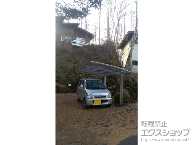 群馬県吾妻郡嬬恋村ののカーポート プレシオスポート 積雪〜20cm対応 施工例