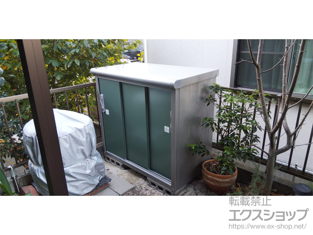 愛知県岡崎市のの物置・屋外倉庫 エスモ 一般型 1200×650×1101（ESE-1206Y） ESE-1206Y-EG 施工例