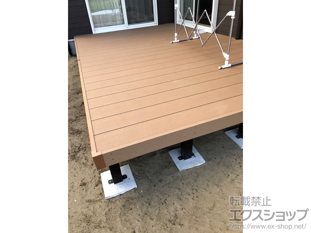 千葉県大網白里市ののウッドデッキ リウッドデッキ 200 施工例