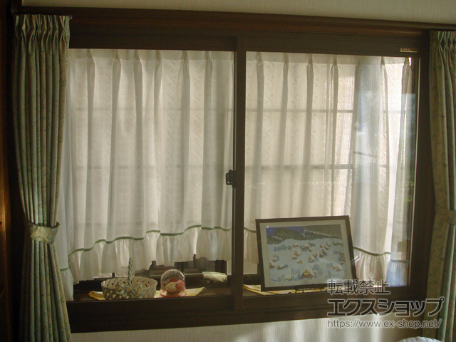 愛知県あま市のの二重窓（内窓） プラマードU 引違い窓 2枚建 施工例