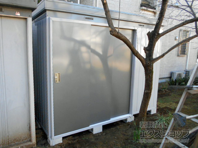 東京都小金井市のの物置・屋外倉庫 断熱物置 ネクスタプラス 扉タイプ 一般型 2630×1370×2075（NXP-36ST） NXP-36ST-PG 施工例