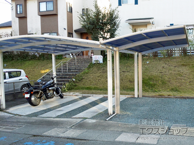 熊本県上益城郡益城町ののカーポート プレシオスポート 積雪〜20cm対応 施工例