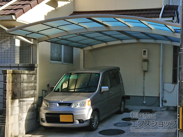 広島県広島市ののカーポート レイナツインポートグラン　積雪〜20cm対応 施工例