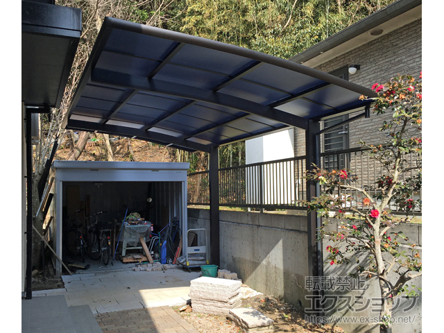 山口県周南市ののカーポート レイナポートグラン　積雪〜20cm対応 施工例