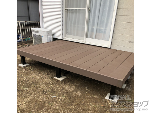 滋賀県大津市ののウッドデッキ リウッドデッキ 200 施工例