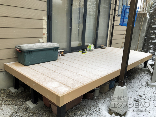 宮城県仙台市ののウッドデッキ リウッドデッキ 200 施工例