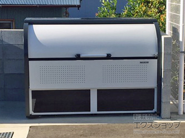 大阪府交野市ののゴミステーション クリーンストッカー CKR-1607-2A型 （容量1000L） 施工例