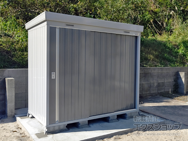 鹿児島県枕崎市のの物置・屋外倉庫 ネクスタ 一般型 2210×1370×2075 NXN-30S-PG 施工例