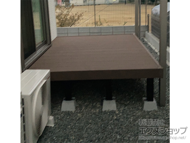 兵庫県姫路市ののウッドデッキ リウッドデッキ 200 施工例