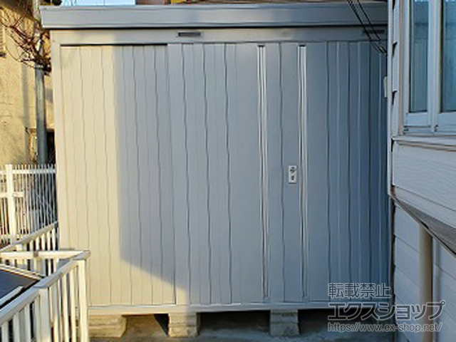 千葉県市原市のの物置・屋外倉庫 ネクスタ 一般型 3050×1370×2075（NXN-45S） NXN-45S-FS 施工例