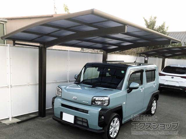 熊本県上益城郡益城町ののカーポート プレシオスポート 積雪〜20cm対応 施工例