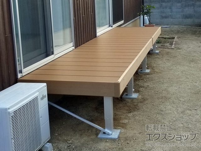 大分県大分市ののウッドデッキ ひとと木2 施工例