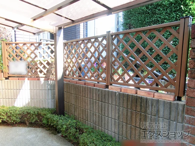 神奈川県川崎市のLIXIL(リクシル)フェンス・柵・塀施工例(木樹脂 神奈川県川崎市のLIXIL(リクシル)フェンス・柵・塀施工例(木樹脂