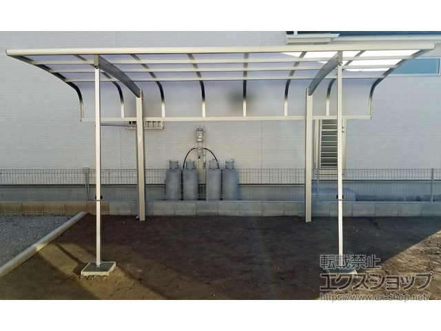 群馬県佐波郡玉村町ののカーポート プレシオスポート アルファ 積雪〜20cm対応 施工例