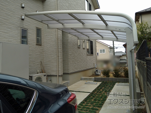 千葉県我孫子市ののカーポート レイナキャップポートグラン　積雪〜20cm対応 施工例