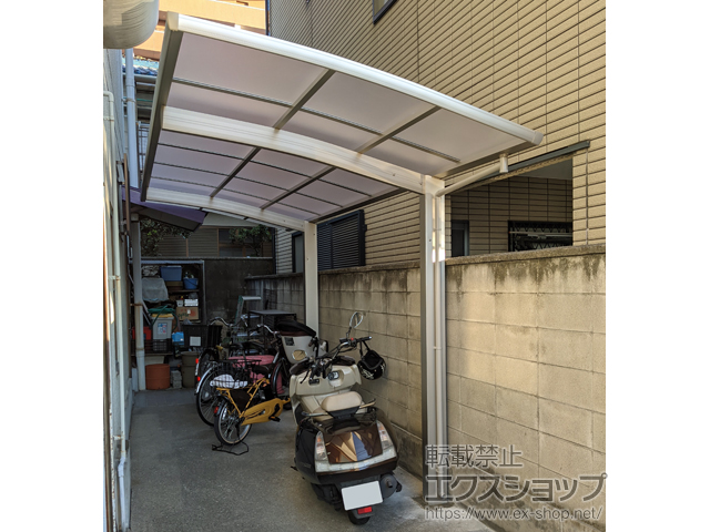 大阪府大阪市ののカーポート プレシオスポート 積雪〜20cm対応 施工例