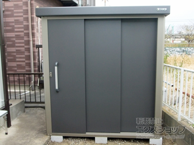 埼玉県久喜市のの物置・屋外倉庫 エスケーエイト SK8-70 一般型 1800×1200×1940 SK8-70-GK 施工例