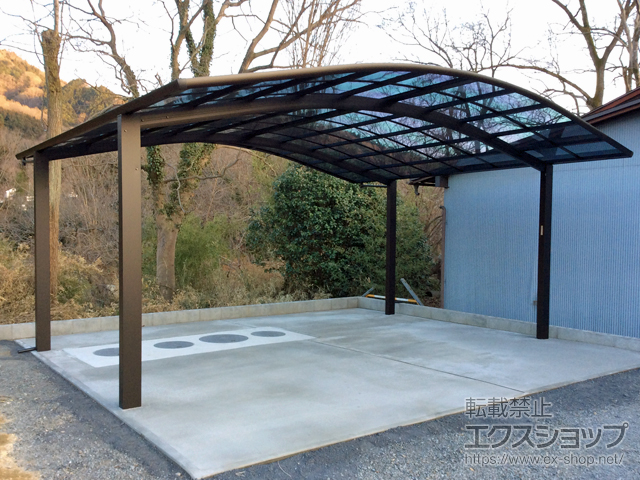 埼玉県秩父郡長瀞町ののカーポート レイナツインポートグラン　積雪〜20cm対応 施工例