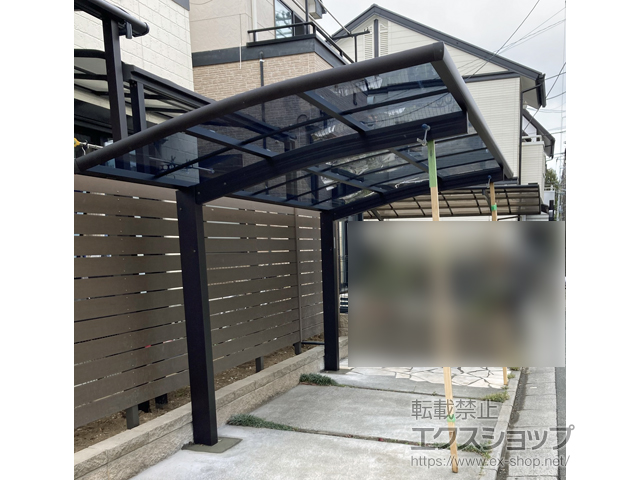 東京都練馬区ののサイクルポート・駐輪場 レイナポートグランミニ 積雪〜20cm対応 施工例