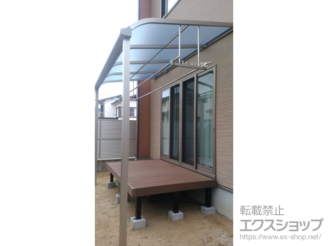 熊本県熊本市ののウッドデッキ マージウッドデッキ 施工例