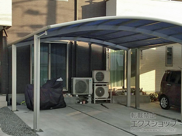 広島県福山市ののカーポート レイナツインポートグラン　積雪〜20cm対応 施工例