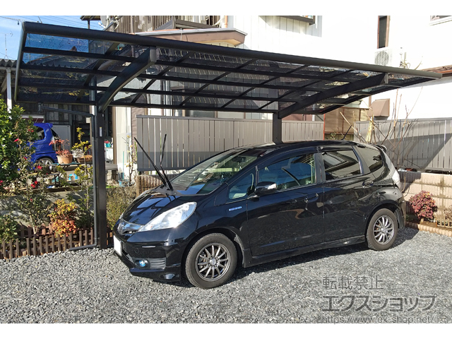 埼玉県白岡市ののカーポート プレシオスポート 積雪〜20cm対応 施工例