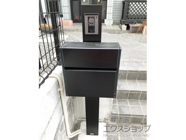 福島県郡山市のの機能門柱・ポスト エスポ3型 施工例