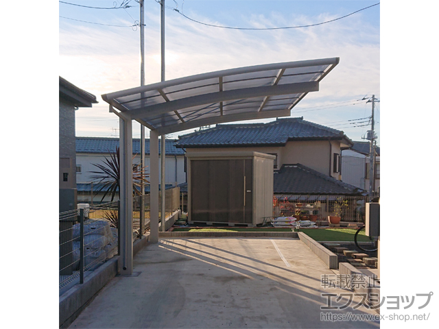 茨城県取手市ののカーポート レイナポートグラン 積雪〜20cm対応 施工例