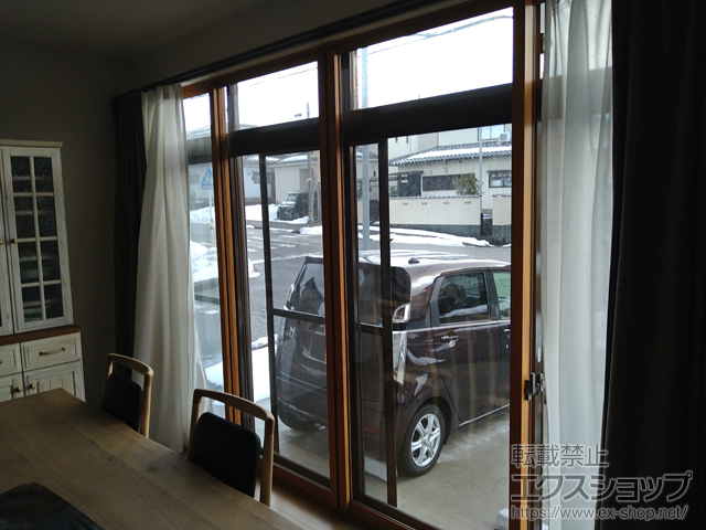 石川県加賀市のの二重窓（内窓） インプラス 引違い窓 4枚建 施工例