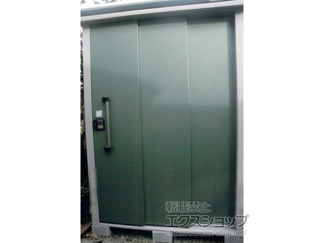 神奈川県南足柄市のの物置・屋外倉庫 エルモ 一般型 1520×1170×2121　LMD-1511-EG 施工例