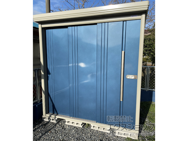 山梨県南巨摩郡南部町のの物置・屋外倉庫 Mr.ストックマンダンディ 一般型 2016×1922×2110 ND-2019-DB 施工例