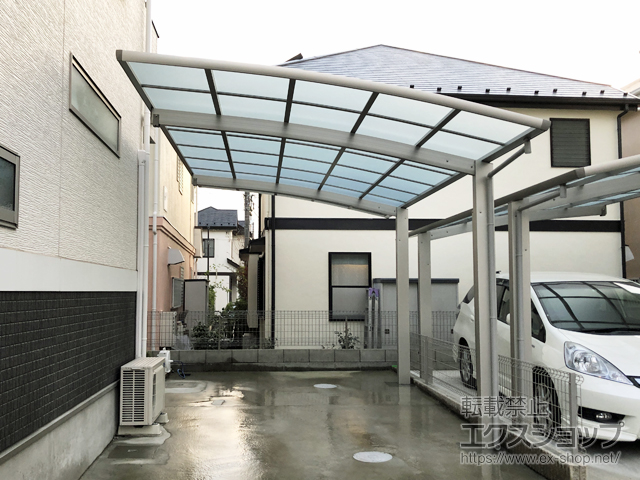 東京都調布市ののカーポート レイナポートグラン　積雪〜20cm対応 施工例
