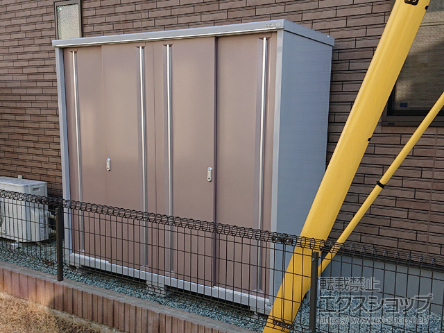宮城県仙台市のの物置・屋外倉庫 シンプリー 一般型 2160×755×1903 MJX-217E-P-AR 施工例
